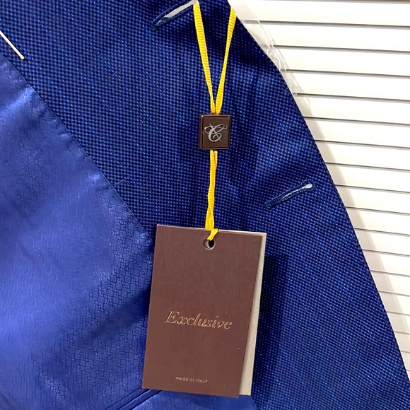 CANALI Classic Fit Two Button Stretch Suit, Blue, Size 40R (US) / 50R (EU) - Picture 4 of 11